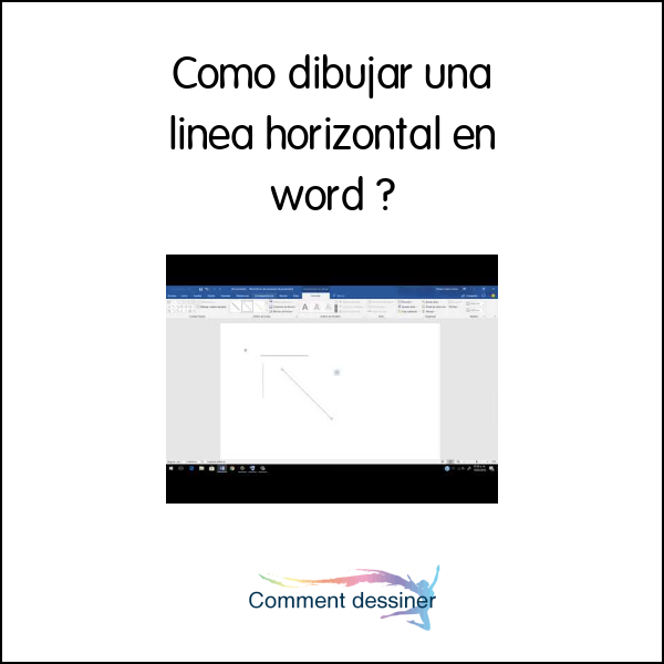 Como dibujar una linea horizontal en word